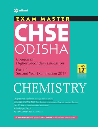 Arihant Exam Master CHSE Odisha Chemistry Class XII